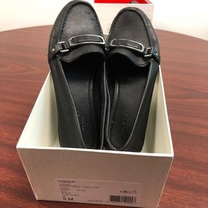 Black Flat Coach Shoes Size 5(M) Style# Q3306
